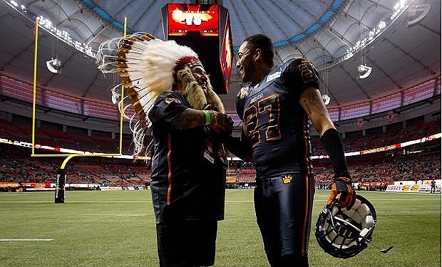 JR in BC Place w chief